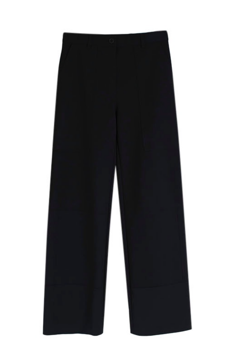 Nina Ricci Black Straight Leg Tailored Trousers