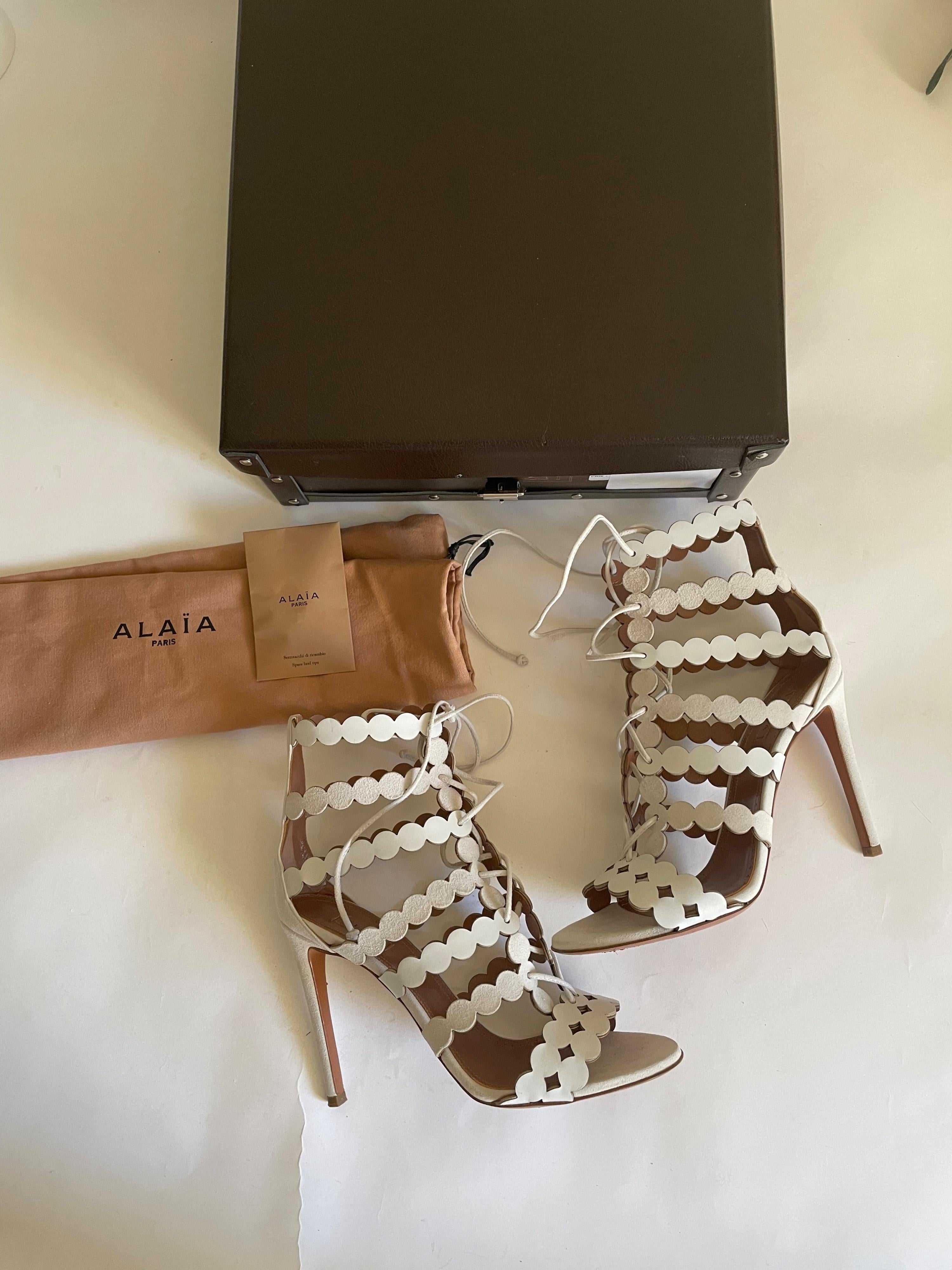 Champagne Lasercut Sandals