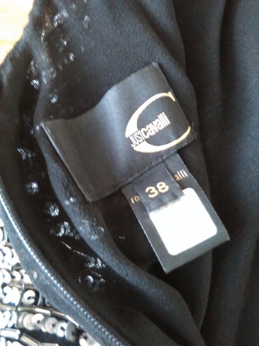 Roberto Cavalli  black Silk dress