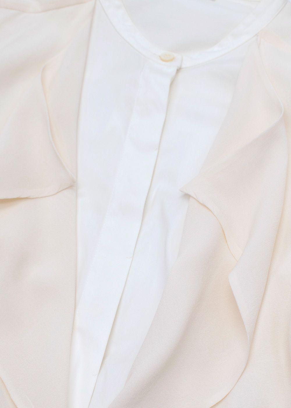Brunello Cucinelli Double Layered Beige Shirt