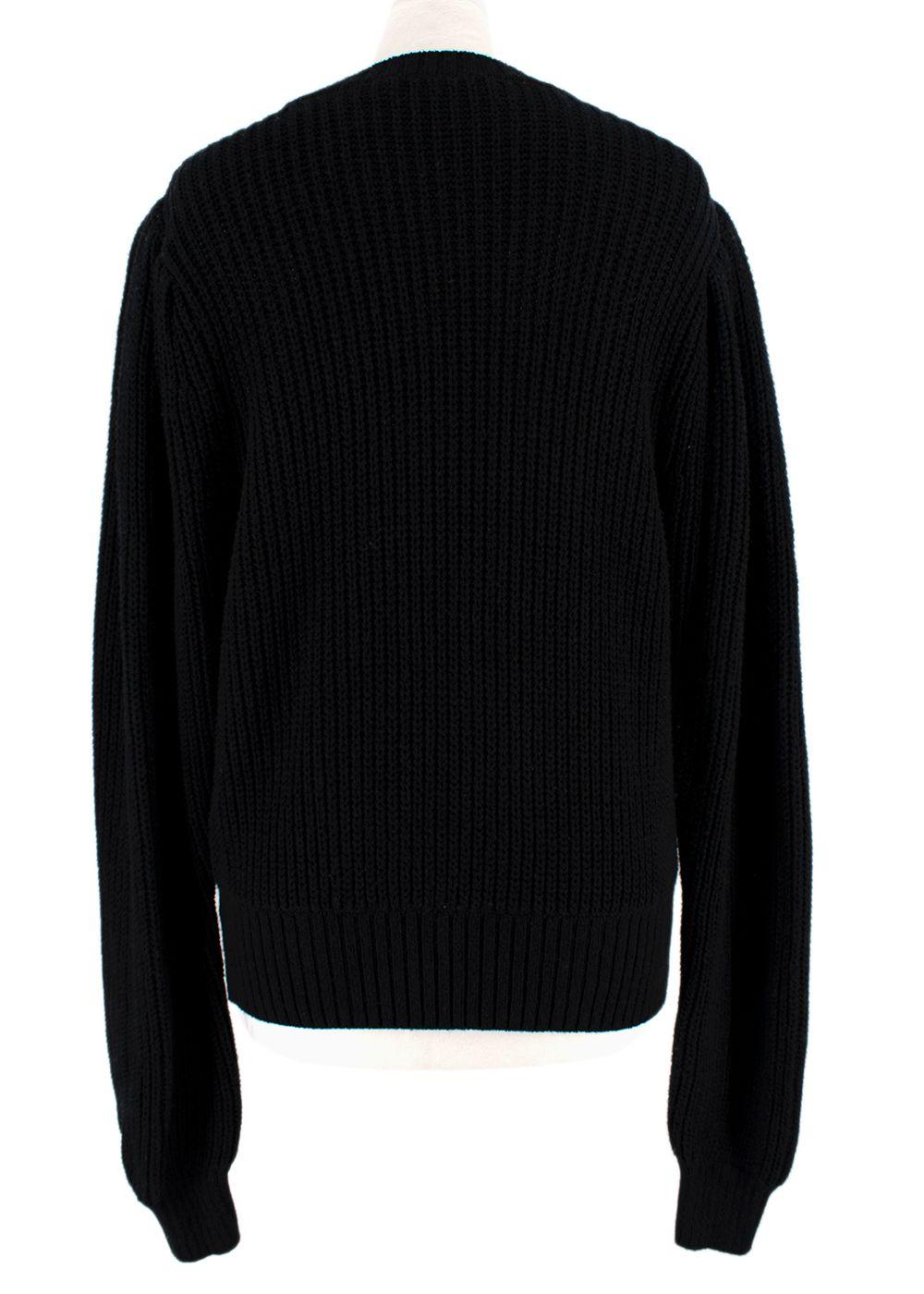 Frame Black Rib Knit Jumper
