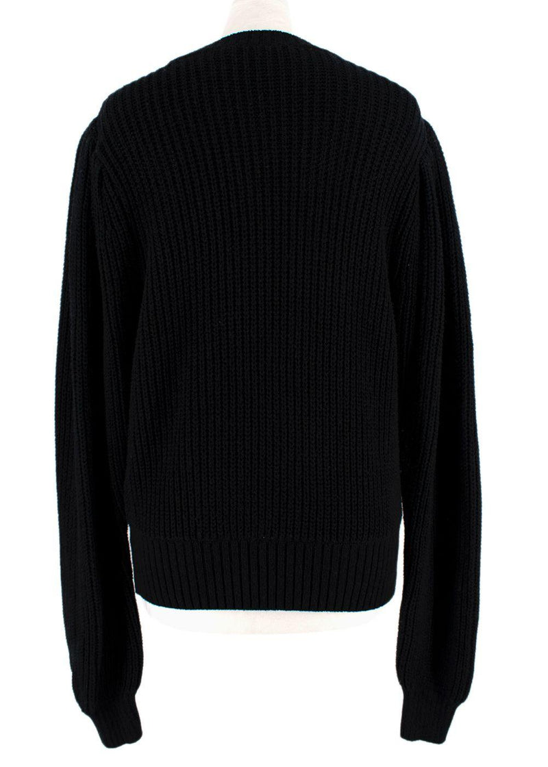 Frame Black Rib Knit Jumper