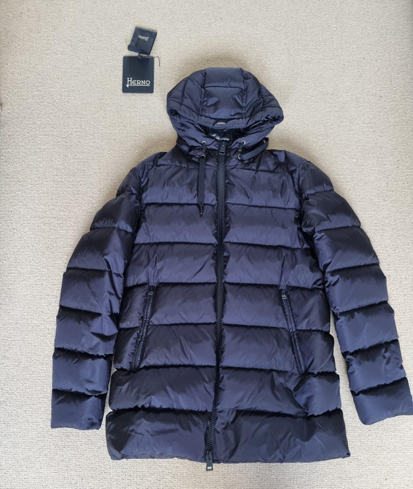 Herno Navy Stretch Down Parka