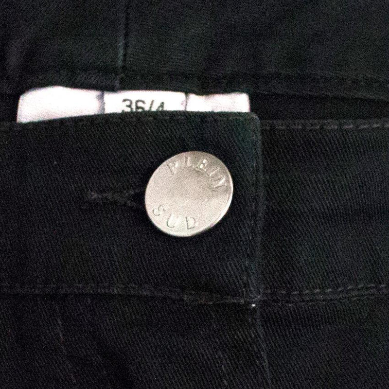 Plein Sud Black Flared Jeans