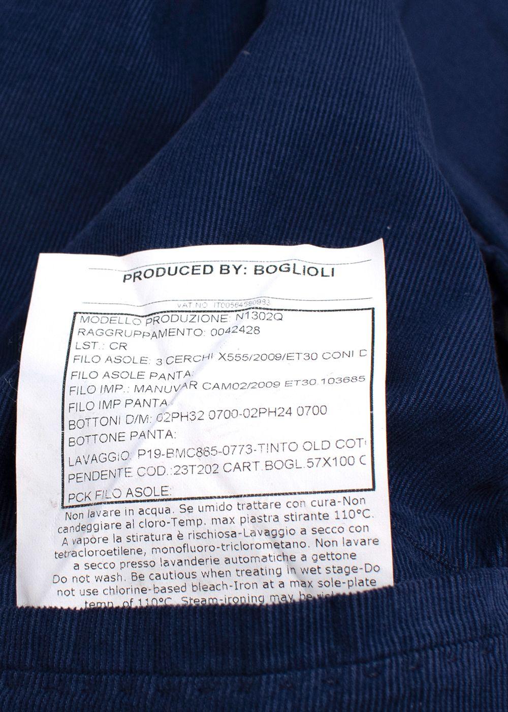 Boglioli Blue Cord Jacket / Blazer