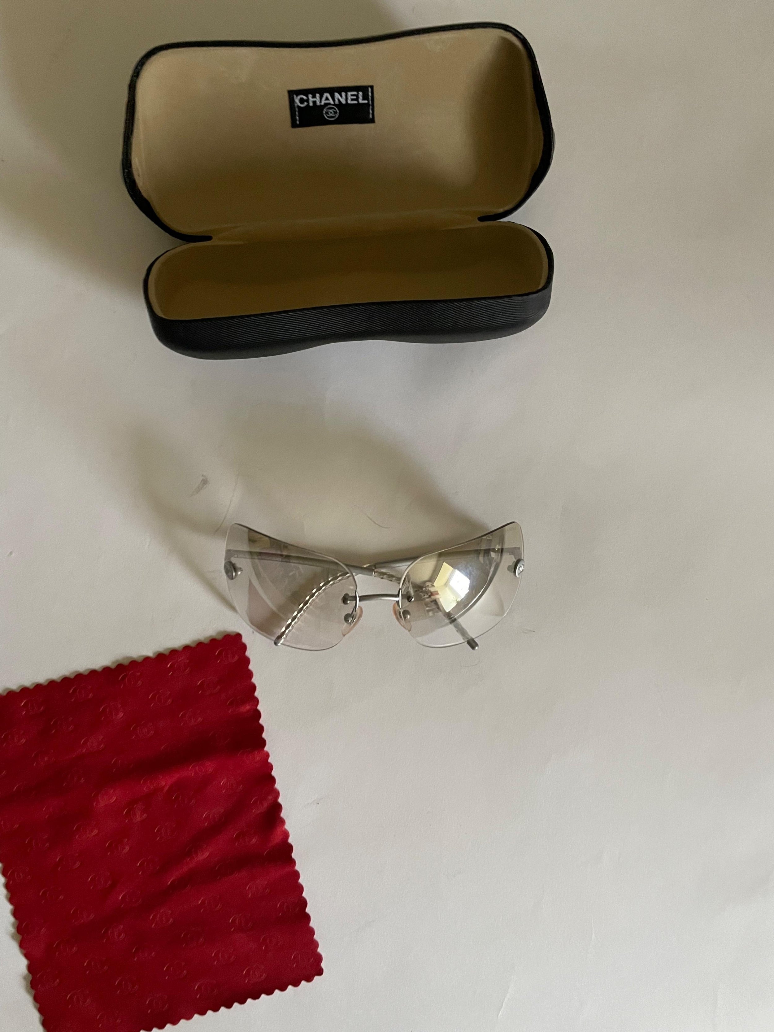 Vintage square gradient lens sunglasses