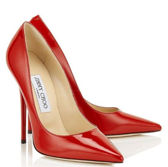Red Patent Anouk 120mm Pumps