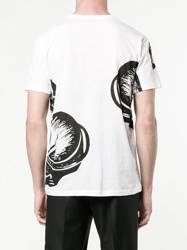 Valentino Black & White Printed T-Shirt