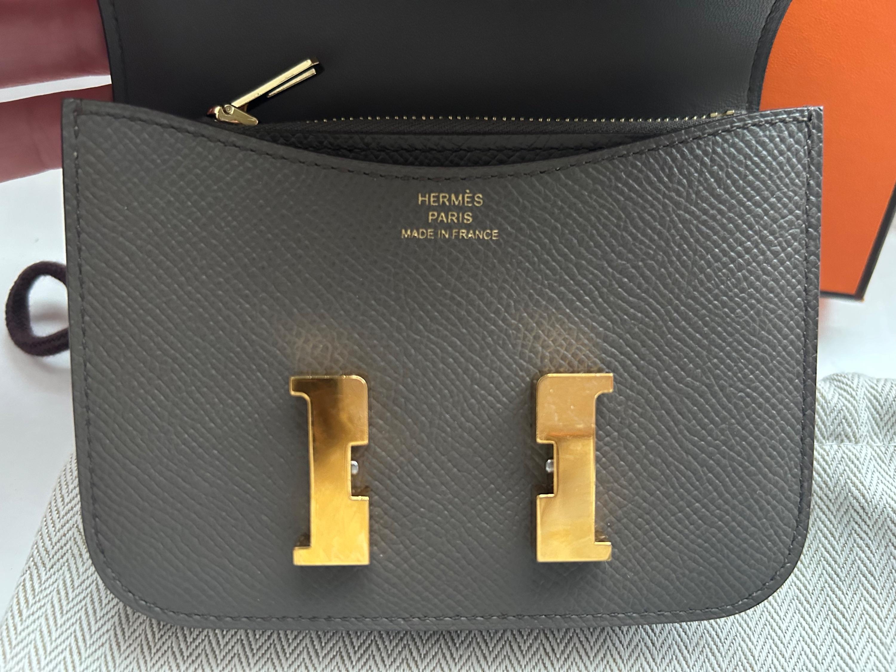 Etain Epsom Leather Constance Slim Wallet