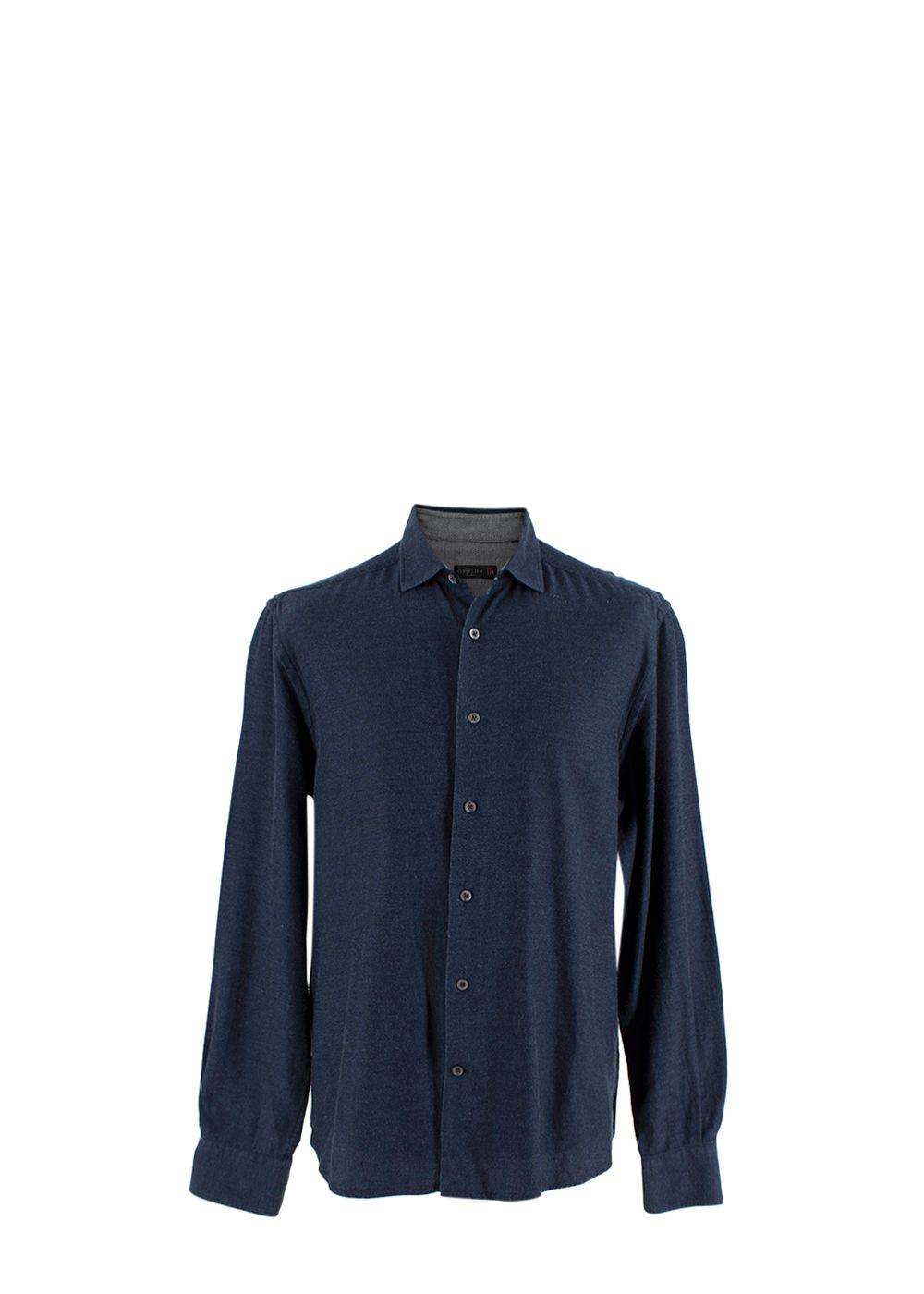 ID Navy Cotton Shirt