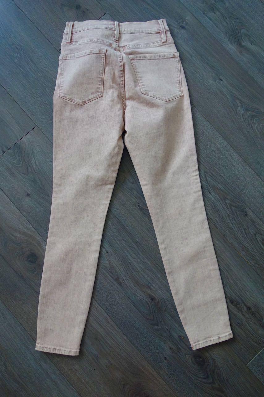 Ali High Rise Blush Cigarette Jeans