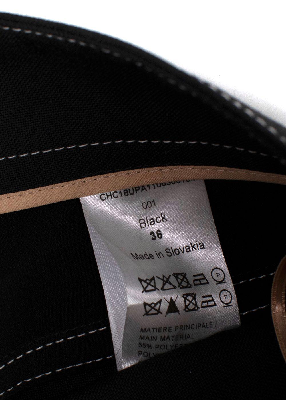 Chloe Contrast-stitch Capri Pants