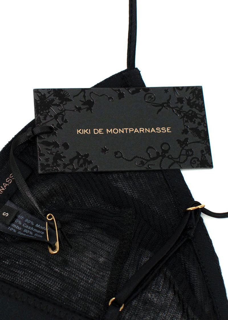Kiki De Montparnasse Black Lingerie Set