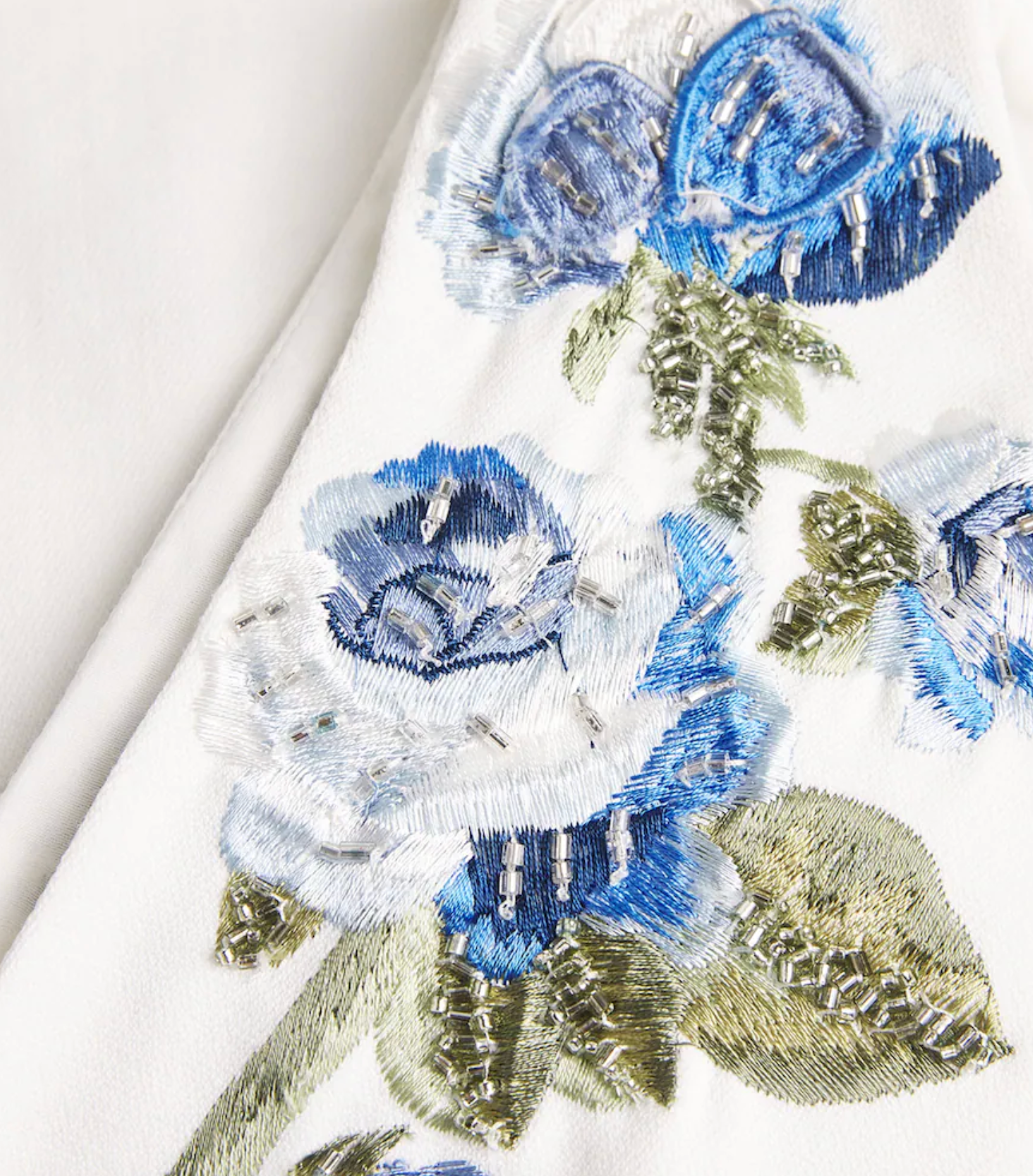 Alice+Olivia Embroidered Floral Clyde Mini Dress