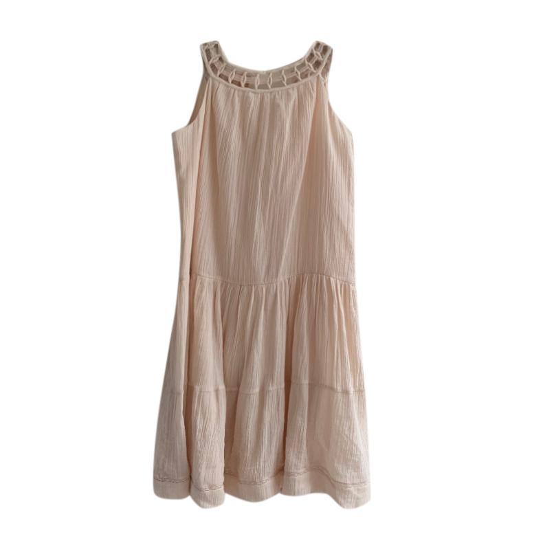Bonpoint Blush Pleated Girls 12Y Dress