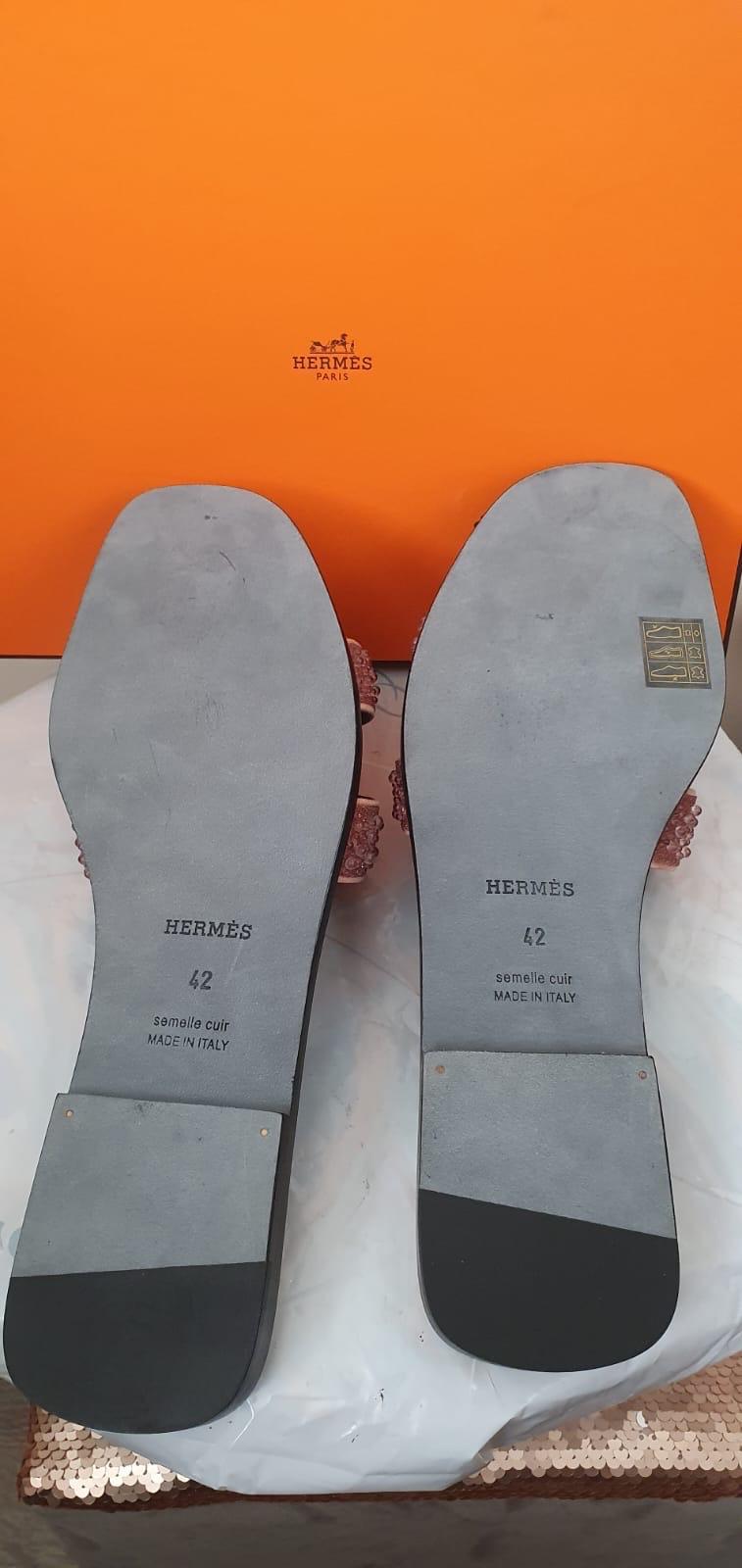 Hermes Embellished Oran Sandals