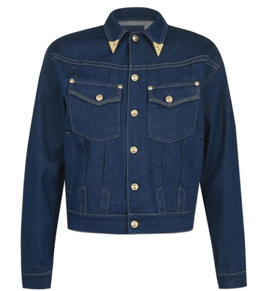 Versace Jeans Couture Gold Tip Denim Jacket