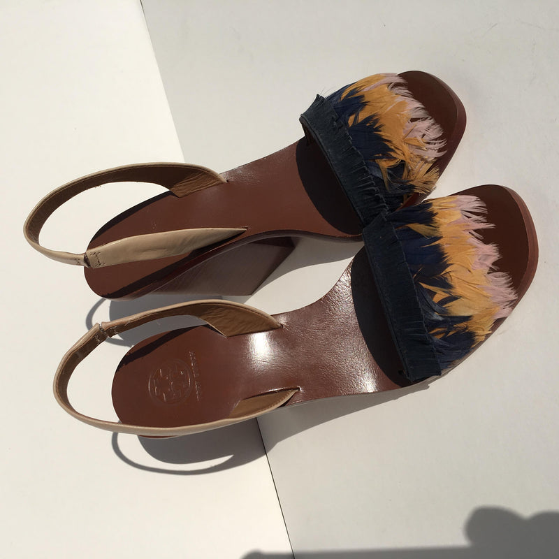 Tory Burch Block Heel Sandals