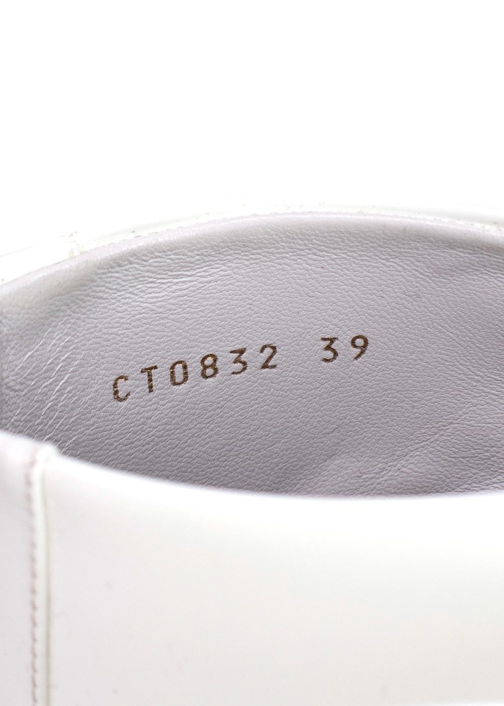 Dolce & Gabbana White Pearl Studded Cowboy Ankle Boots