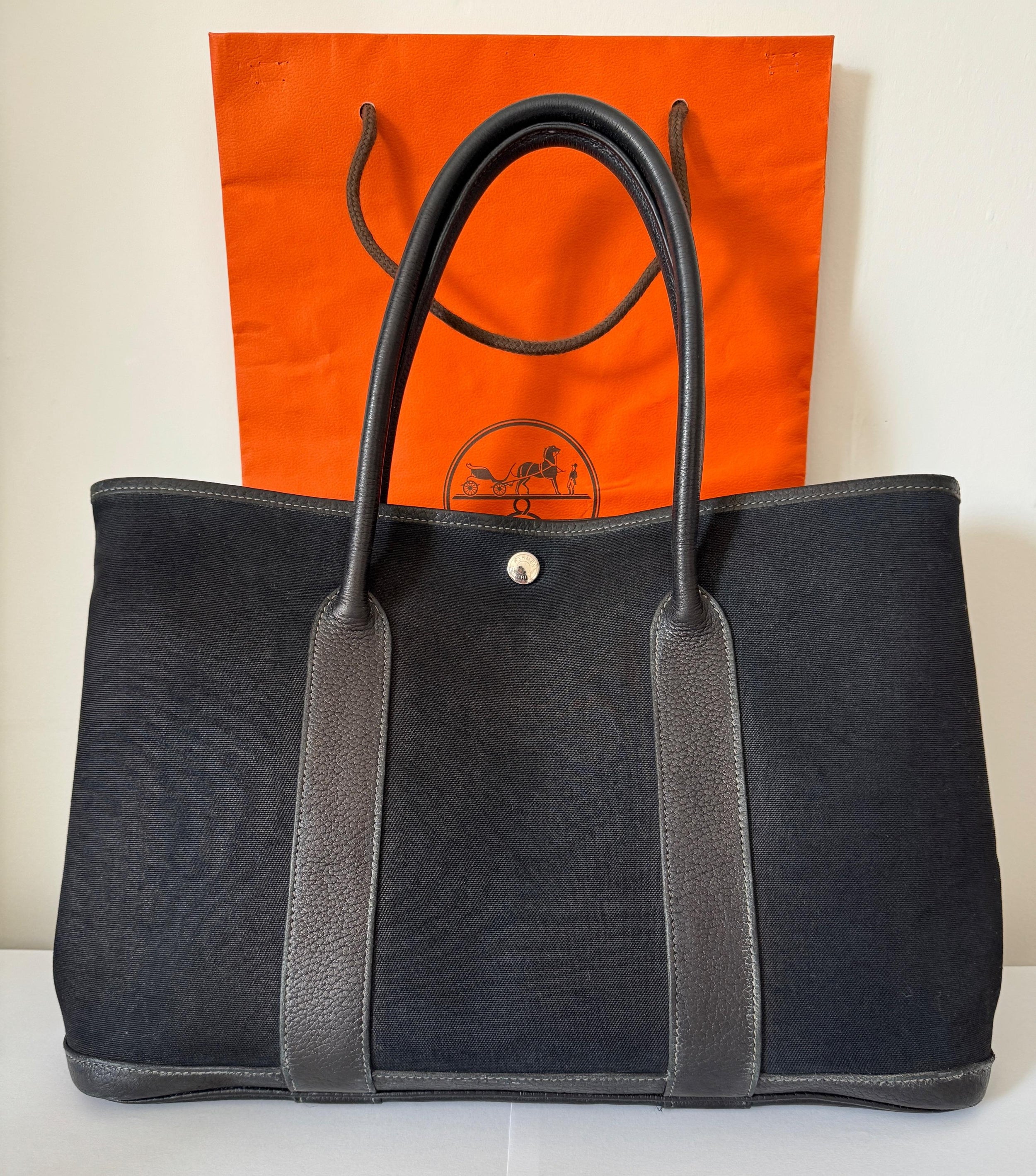 Hermes Black Garden Party 36