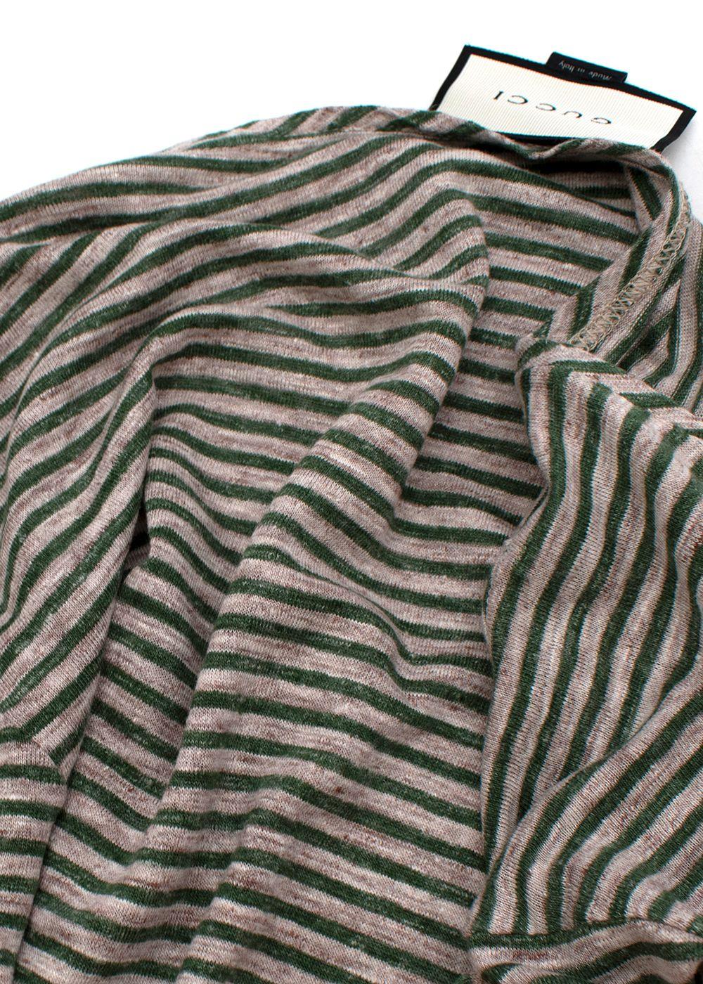 Striped Linen Slub T-Shirt