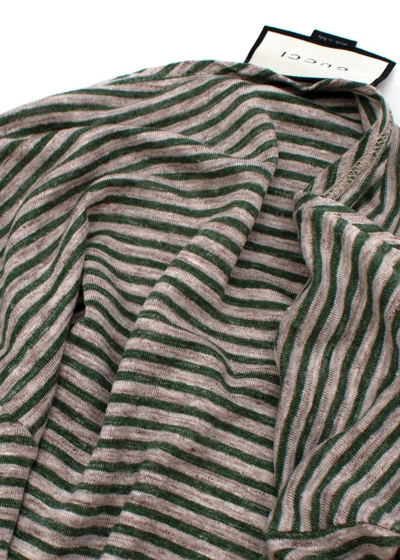 Striped Linen Slub T-Shirt