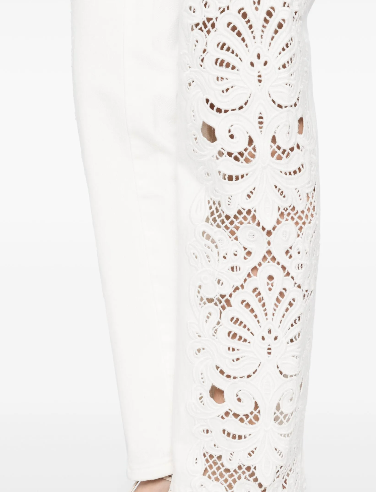 Self-Portrait Embroidered Jeans