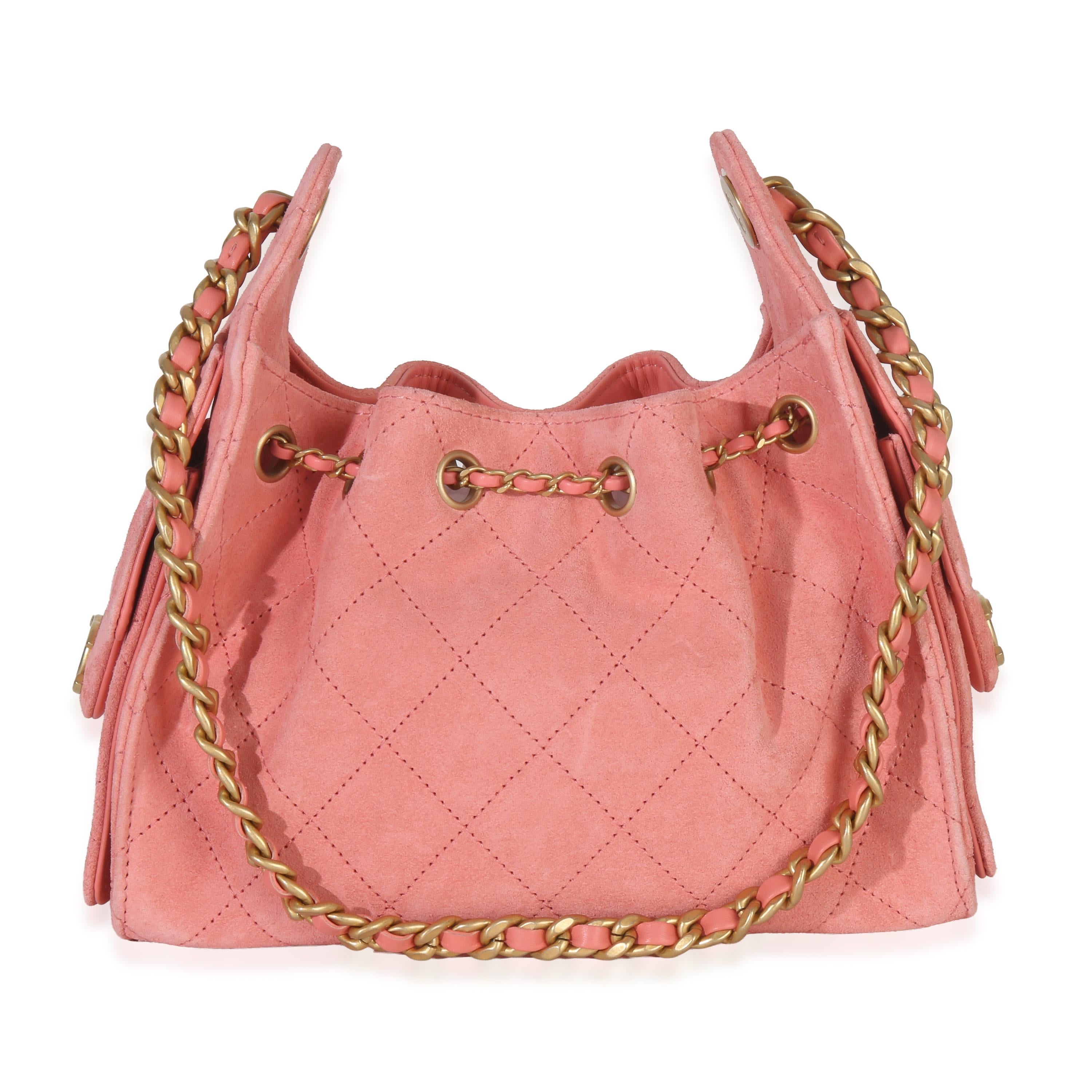 Chanel  Suede Mini Chanel 25 Hobo