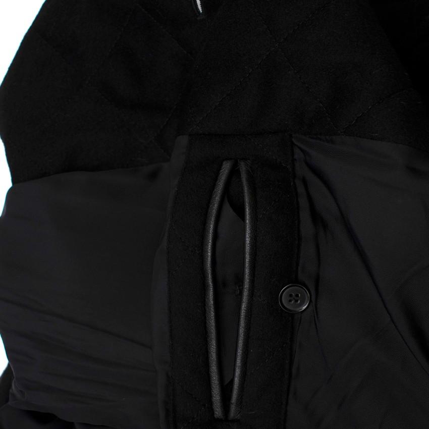 Agnona Black Cashmere Coat