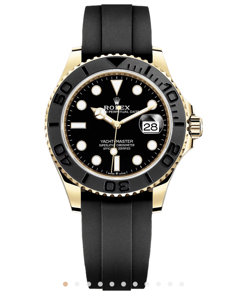 Rolex  Black Oyster Perpetual Date Yacht-Master 42mm Watch