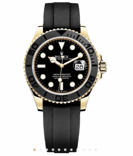 Rolex  Black Oyster Perpetual Date Yacht-Master 42mm Watch