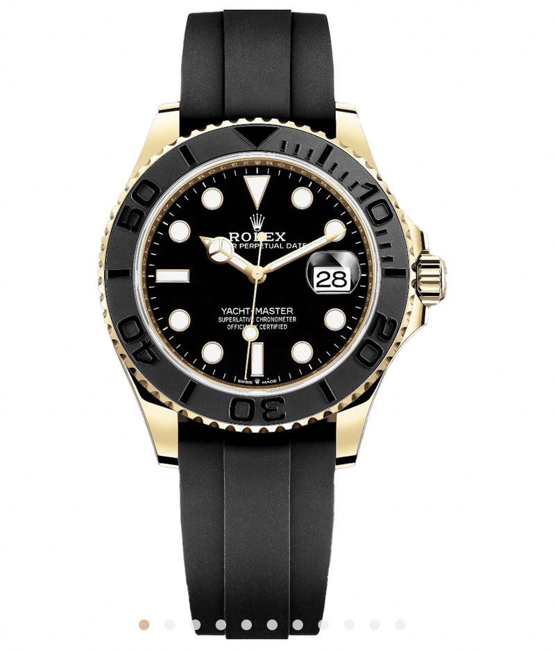Rolex  Black Oyster Perpetual Date Yacht-Master 42mm Watch