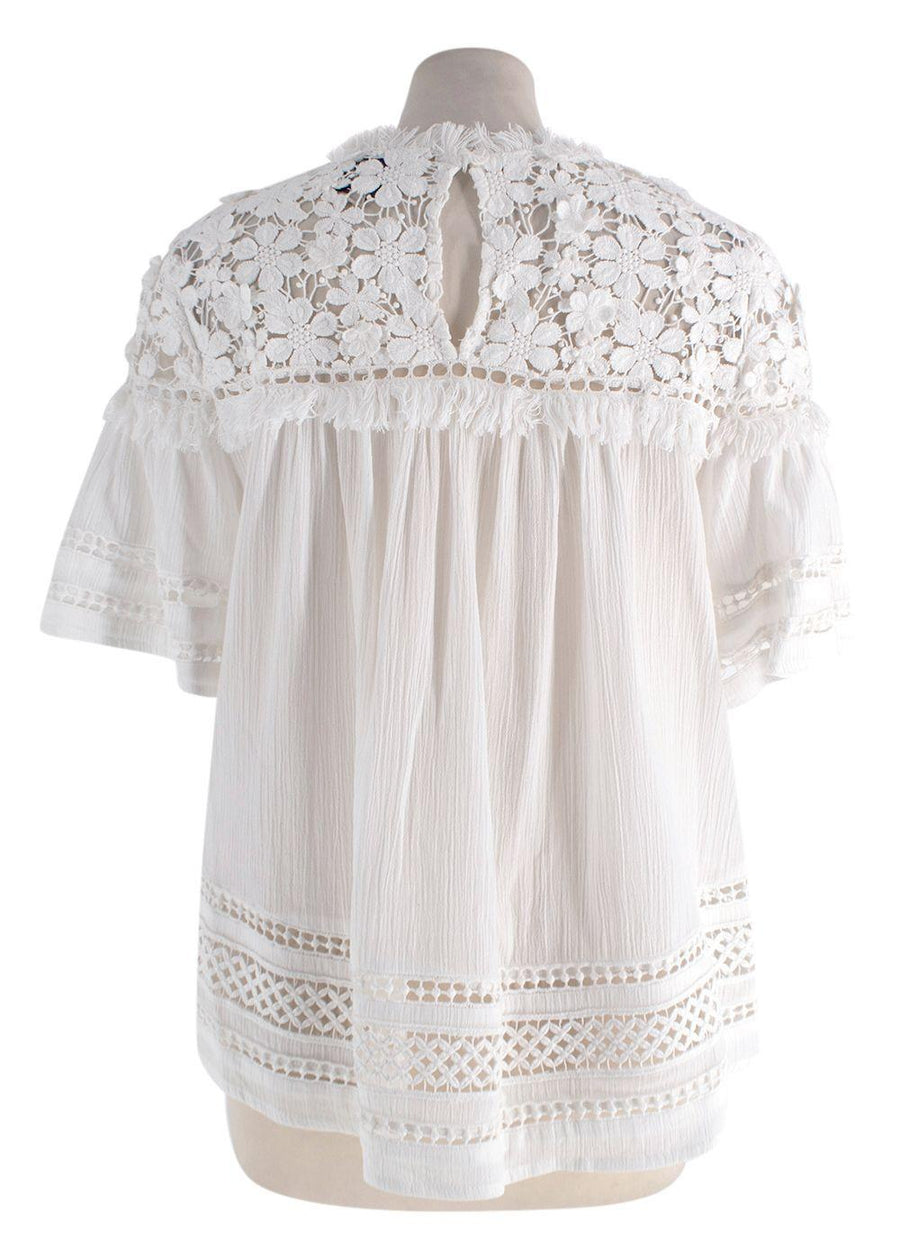 Sea New York Lace White Top
