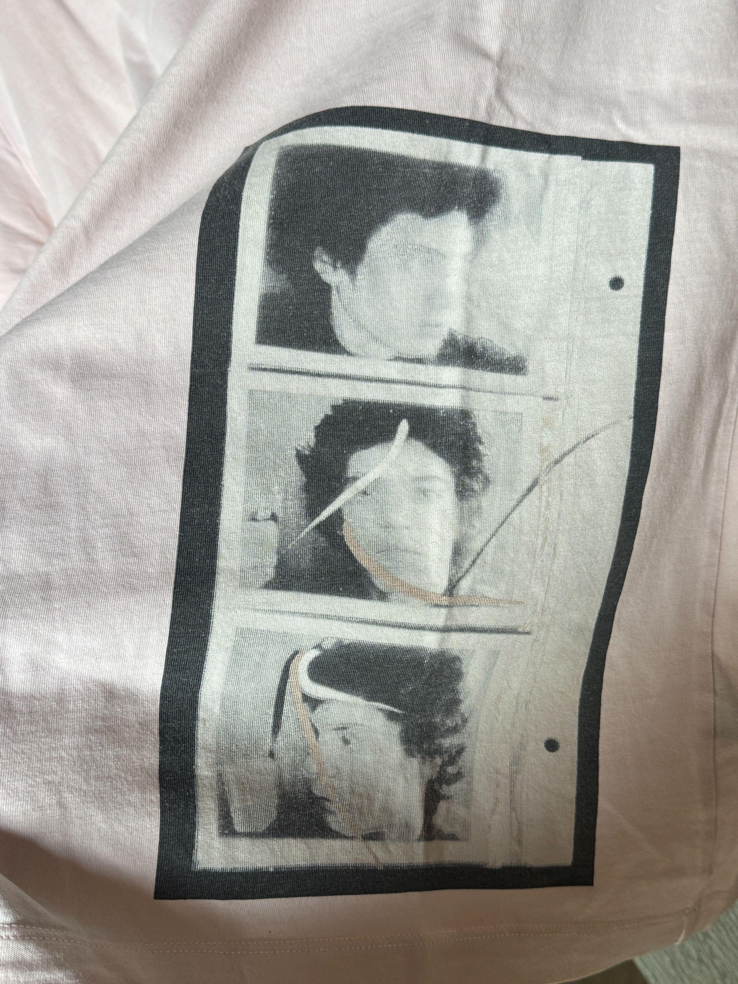 Raf Simons Pink Cotton T-Shirt