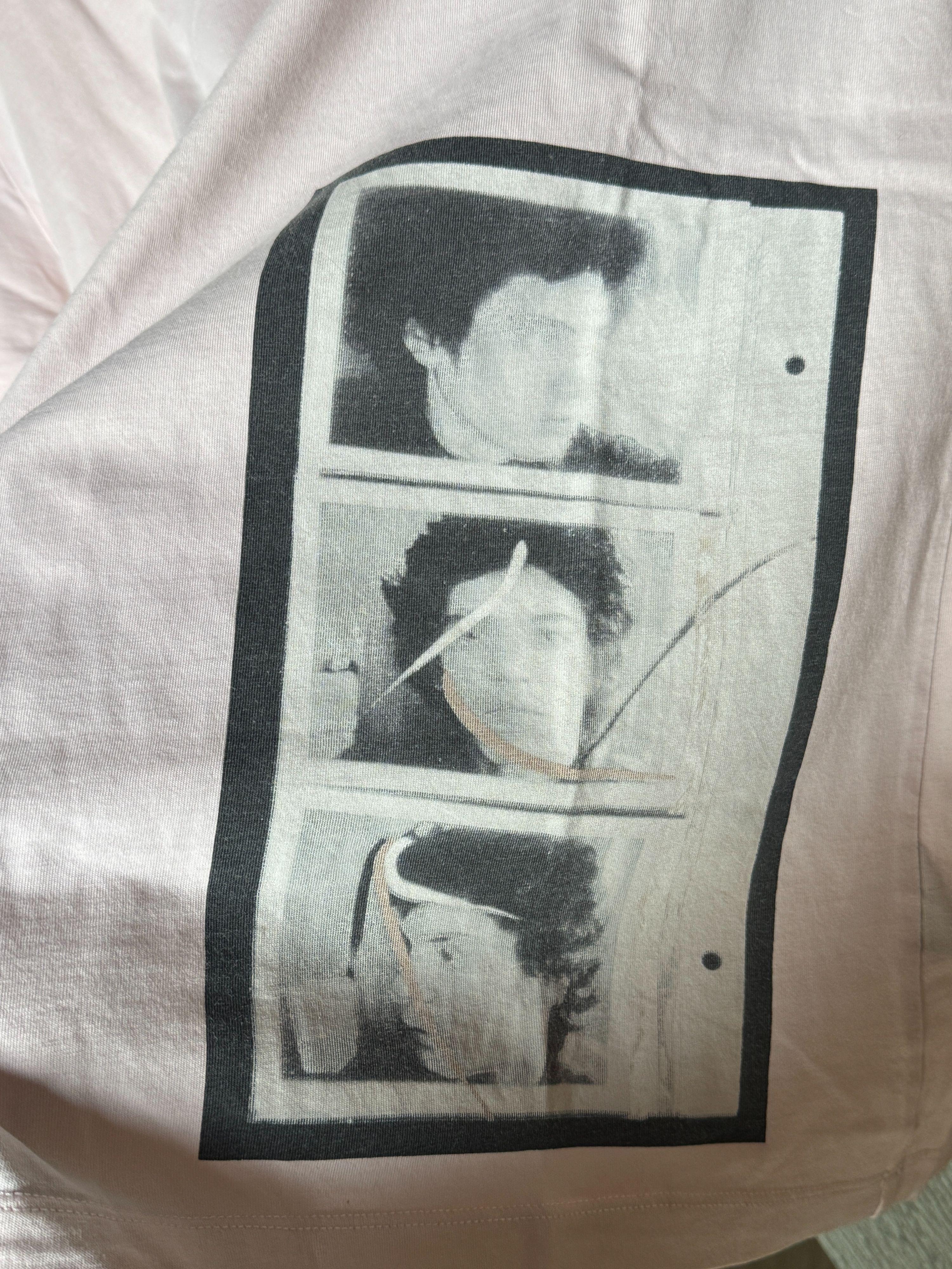 Raf Simons Pink Cotton T-Shirt