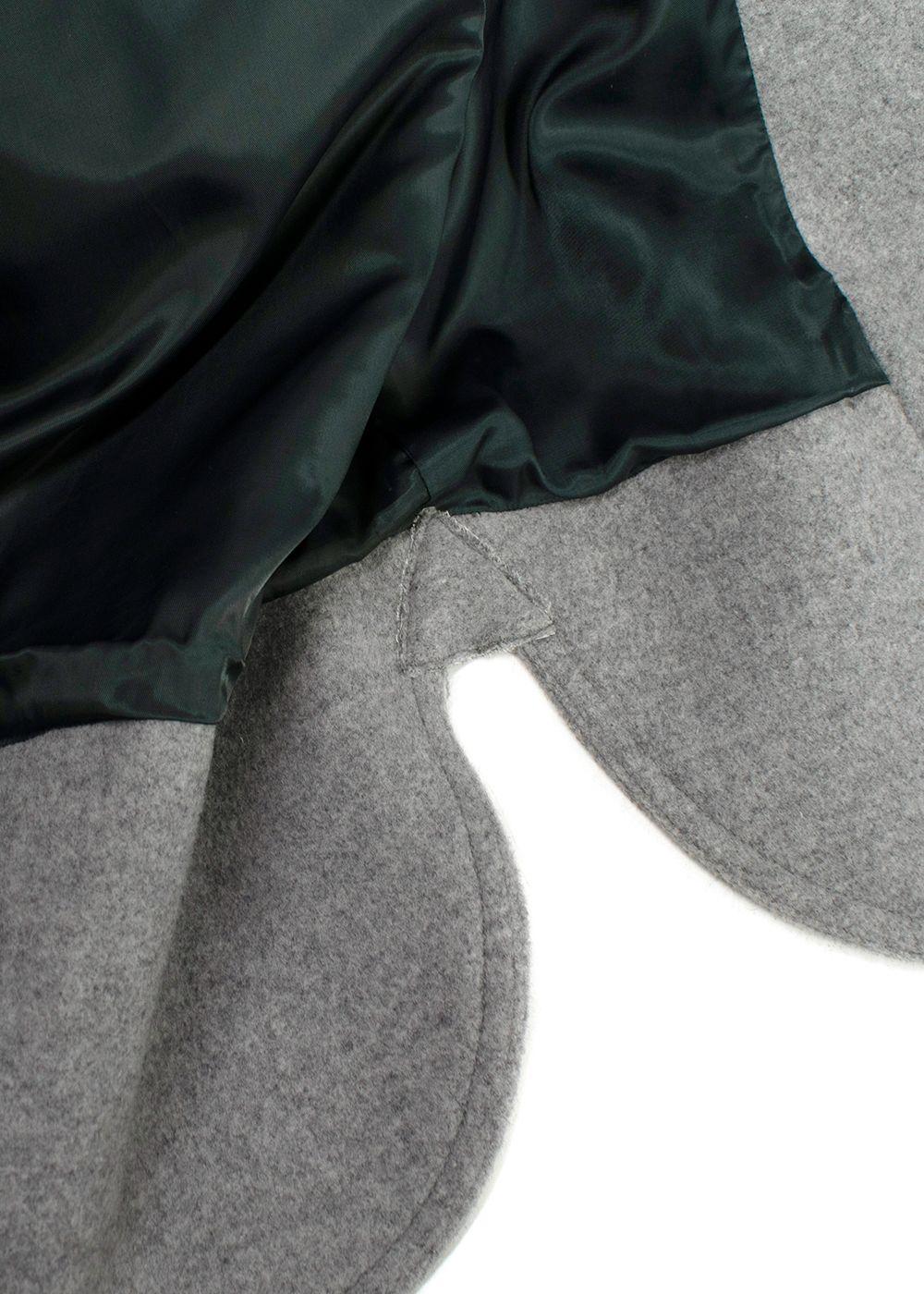 Bevza Grey Longline Wool Coat