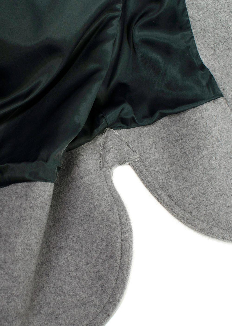 Bevza Grey Longline Wool Coat