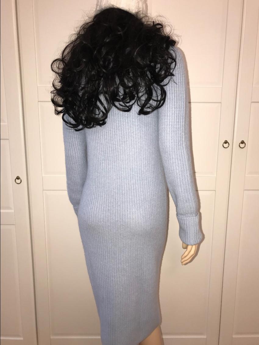 Loro Piana Baby Cashmere Knit Roll Neck Dress