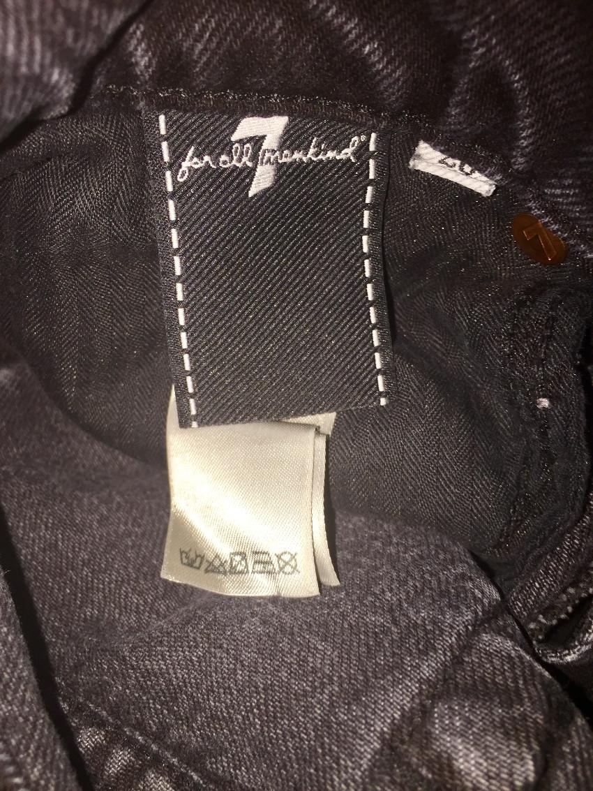 7 For All Mankind Black Marnie Outsider Jeans