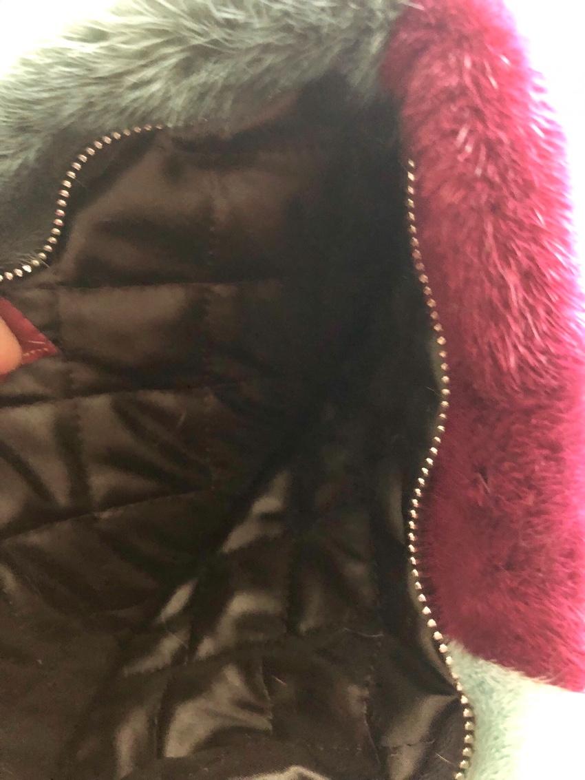 Bespoke Pink Mink Clutch Bag