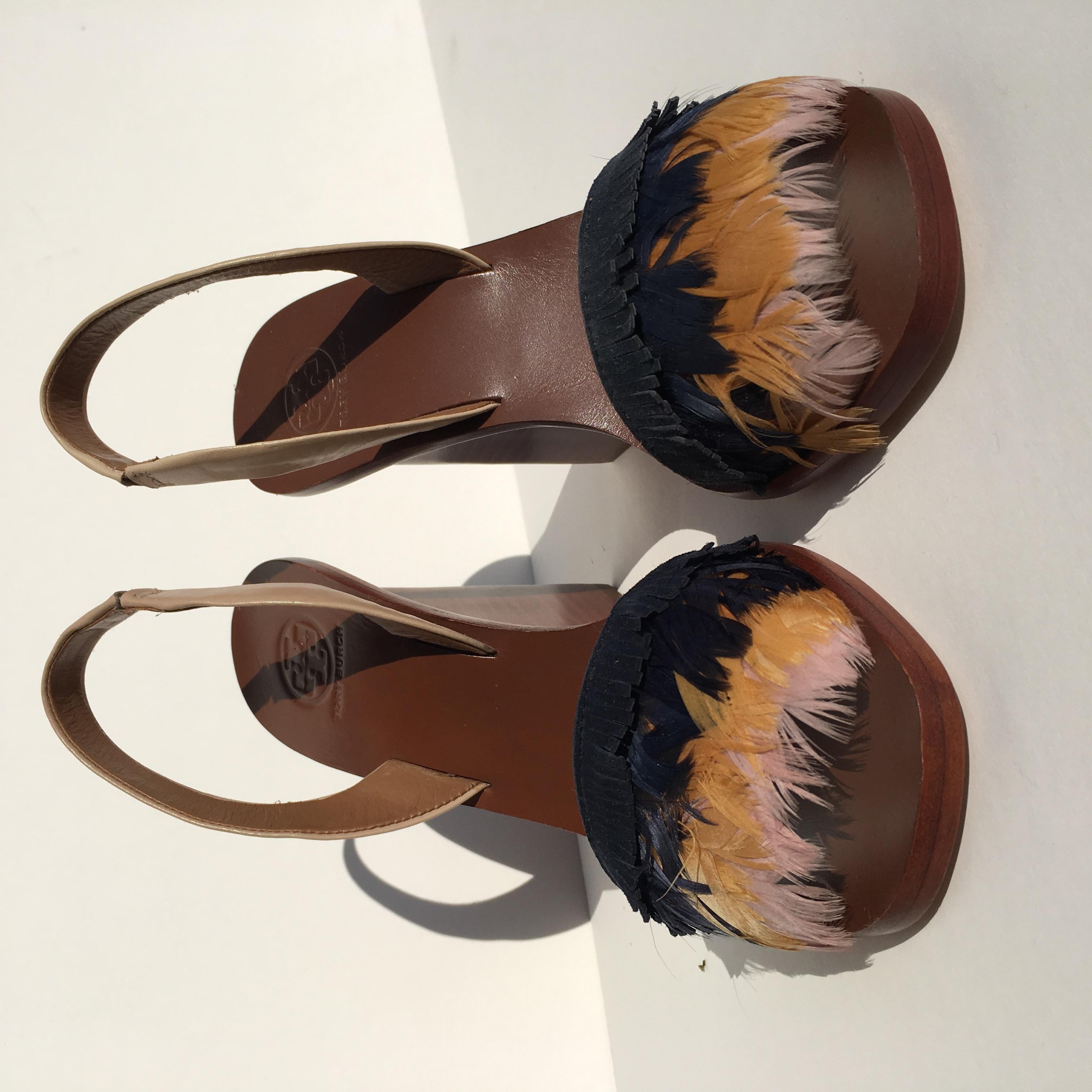Tory Burch Block Heel Sandals