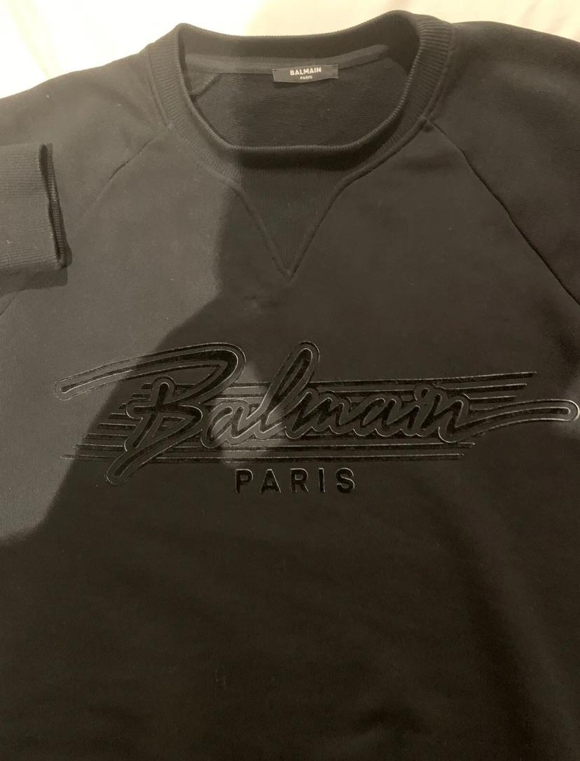 Black Flocked Logo T-Shirt