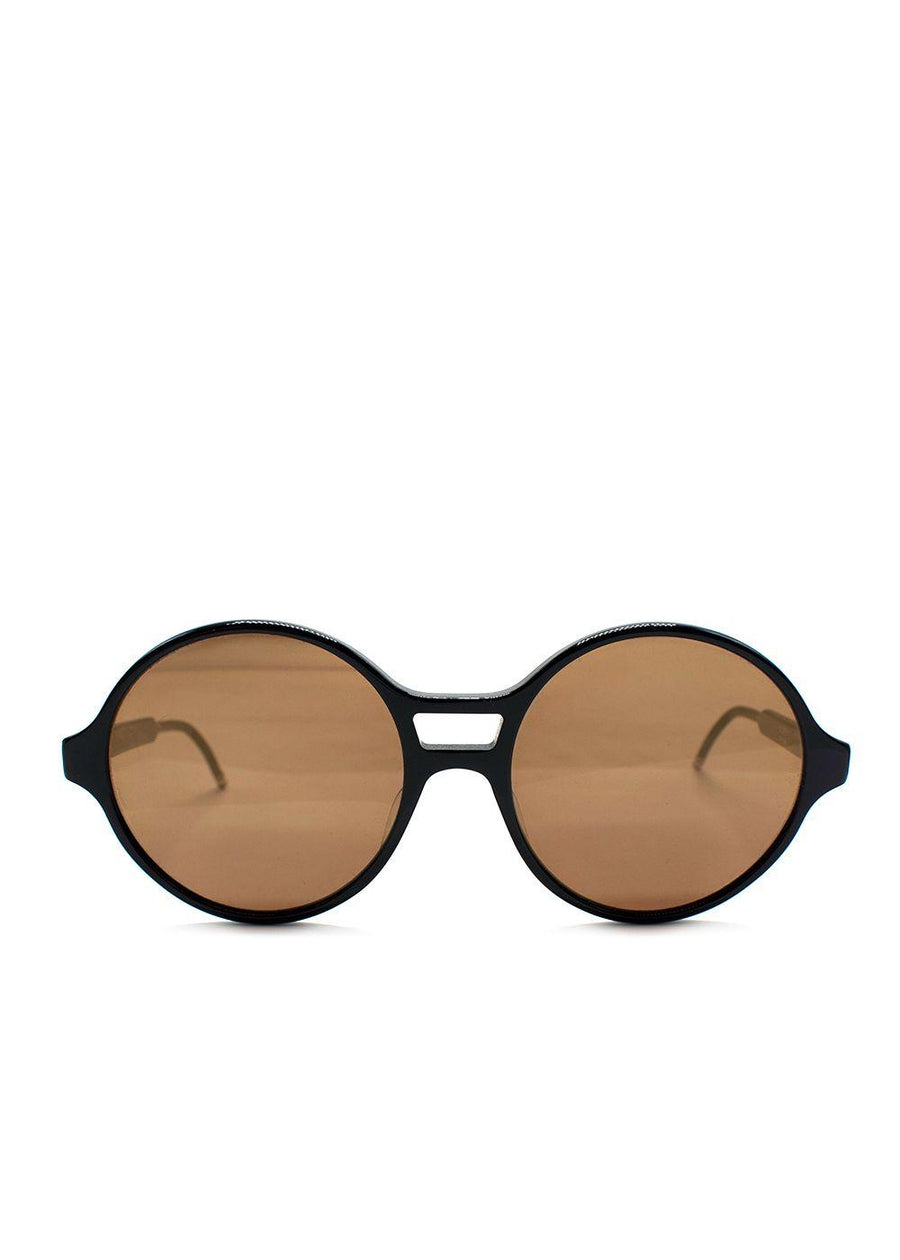 Thom Browne Navy Circular Sunglasses
