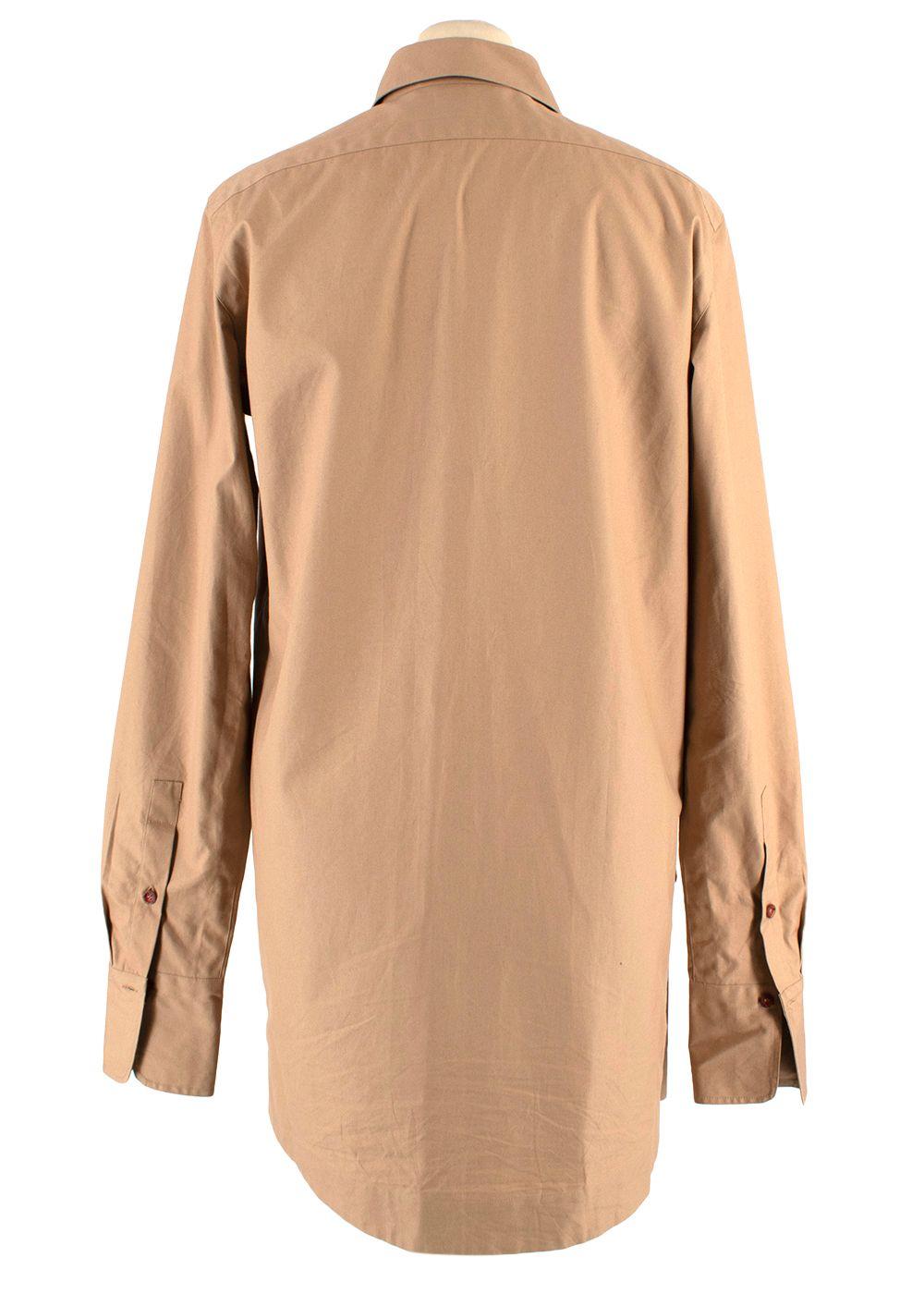 Tan Buttoned Shirt