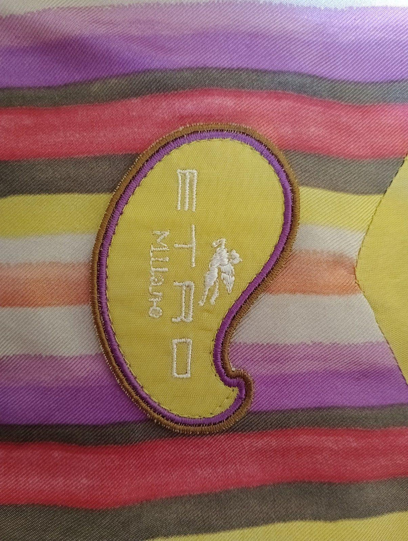 Yellow Jacquard Relief Pattern Blazer