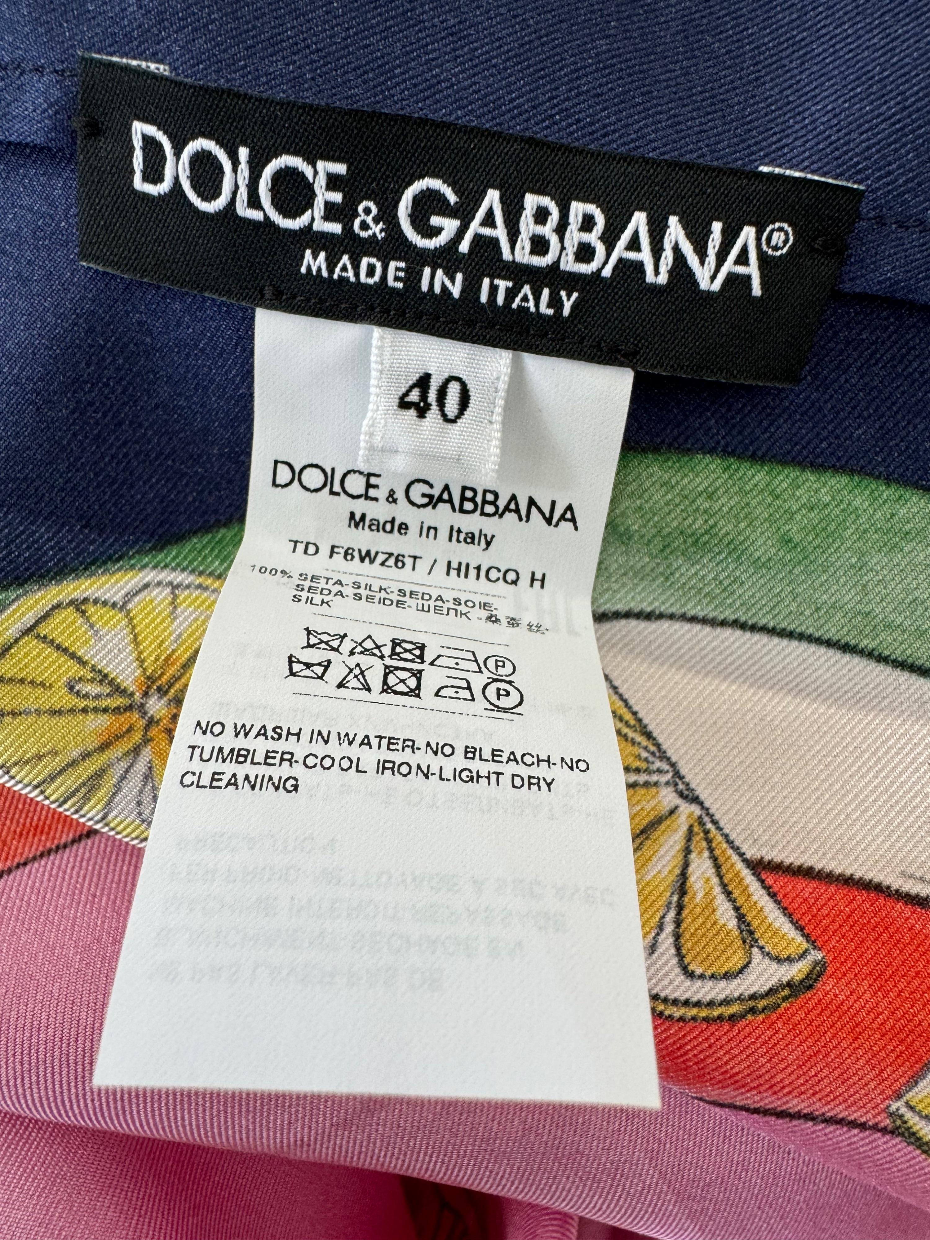 Pink Capri Silk Painterly Fruit Kaftan
