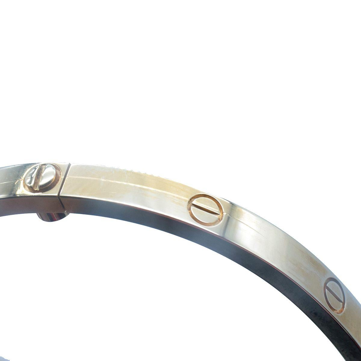 Cartier LOVE bracelet, Small Model 15 in Box