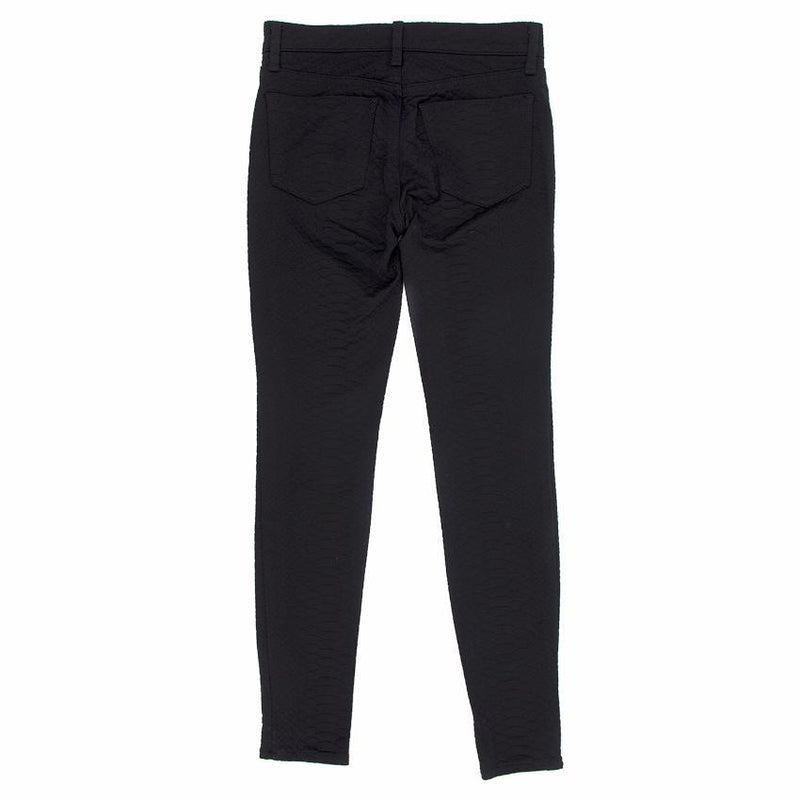 J Brand Black Python Patterned Jeans