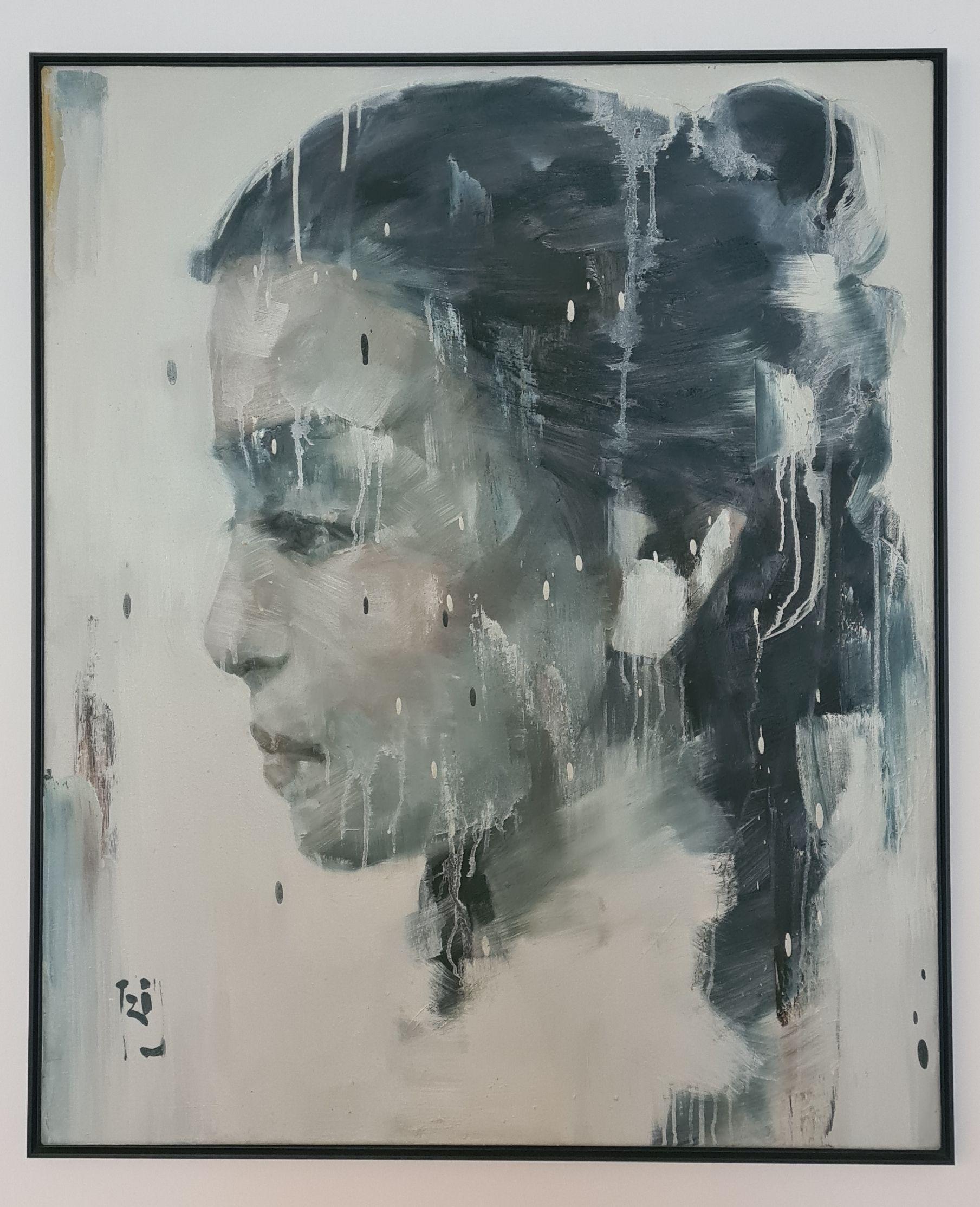Phuong Quoc Tri Oil On Canvas, Portrait Of Lady 90 x100cms