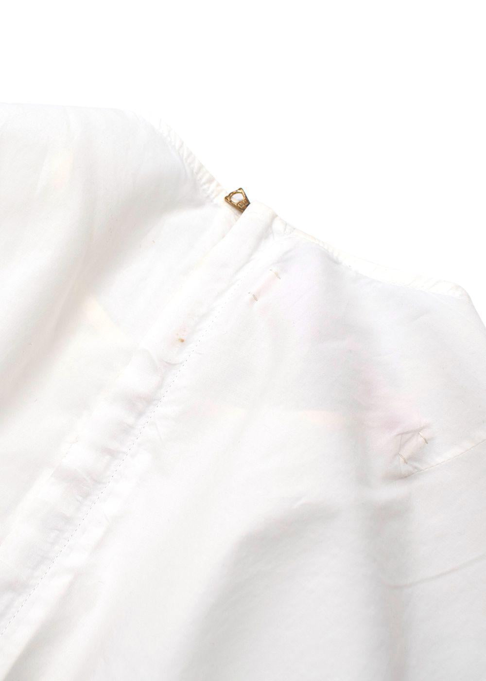 Marni White Sleeveless Blouse